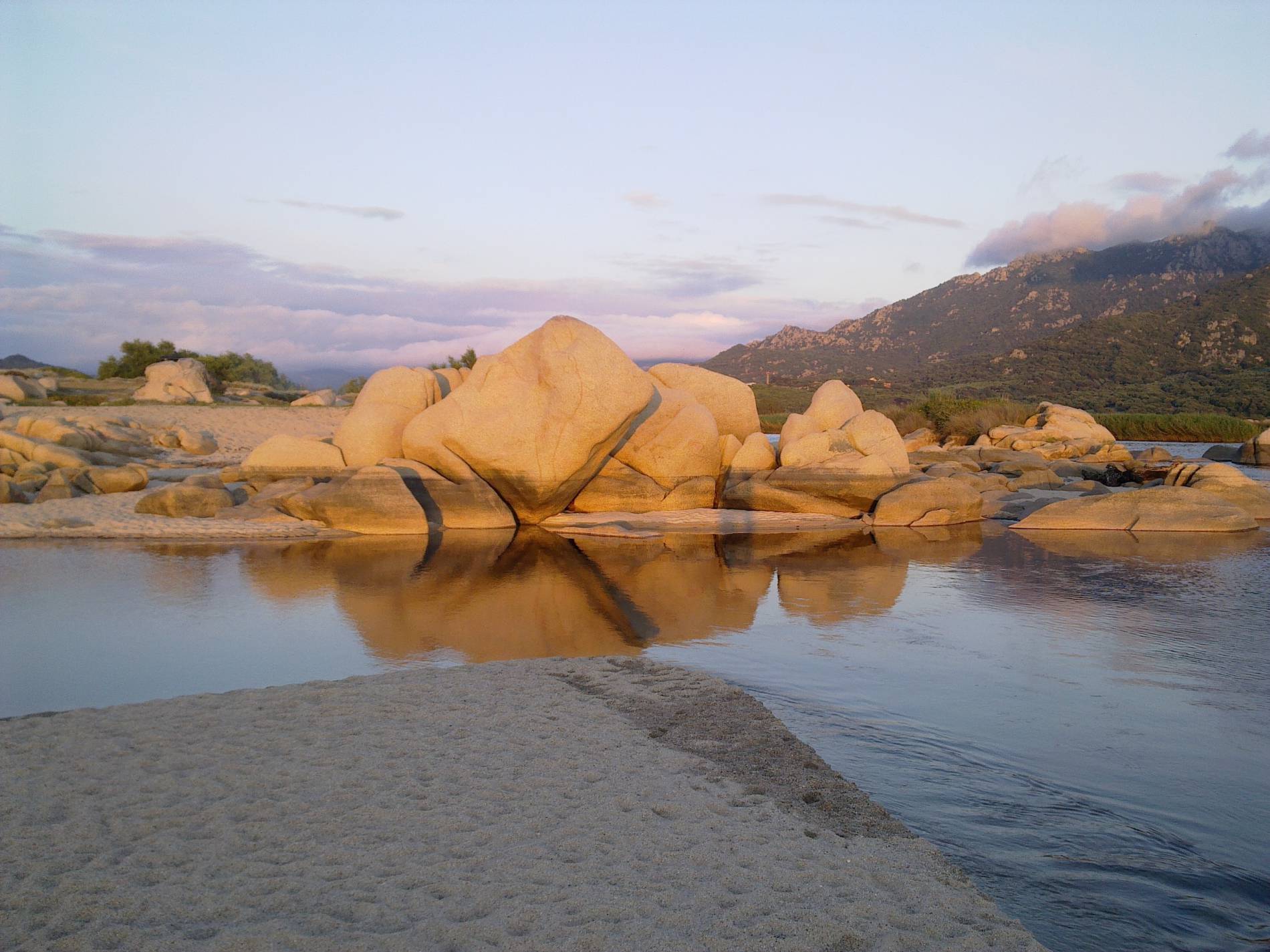 Rocks on the coast of Corsica