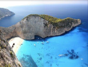 Stunning greek coastline