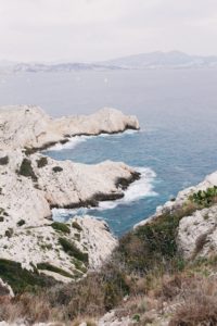 View of the coast in Marseille