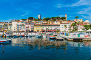View of the Bay of Cannes
