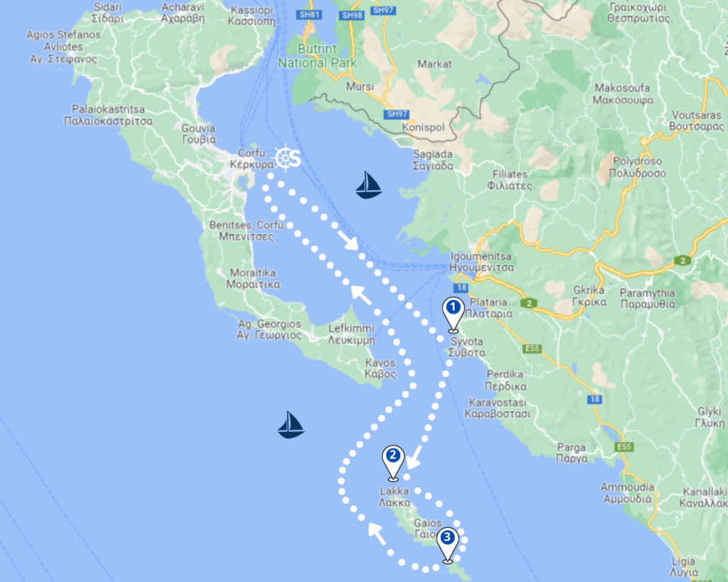 corfu travel itinerary