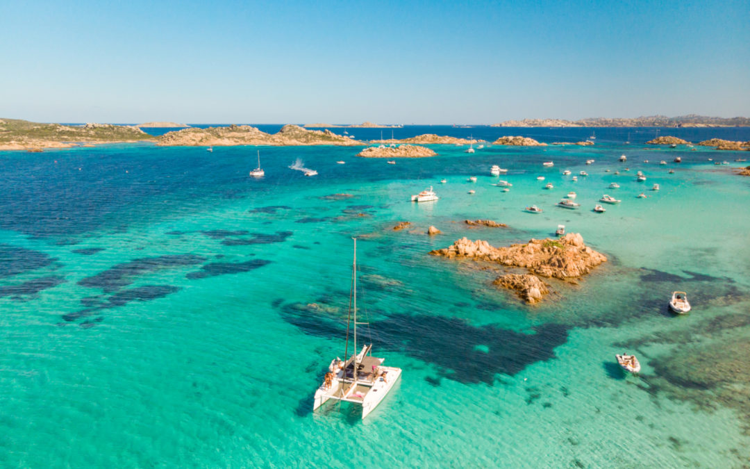 Family boat rides in Sardinia